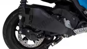 REMUS 81730003 exh rs inox stl nero, fondello nero, race - Lato sinistro