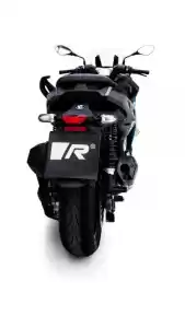 REMUS 81730003 exh rs inox stl nero, fondello nero, race - Lato destro