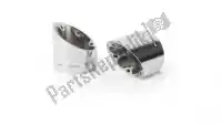 84823503, Remus, Exh endcap slash cut v1 alliage chrome (2pc)    , Nouveau