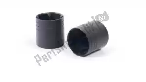 REMUS 84823513 exh end cap straight end v2 alloy nero (2 pz) - Il fondo