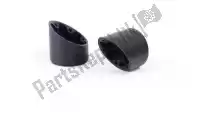 84823514, Remus, Exh endcap slash cut v1 alliage noir (2pc)    , Nouveau