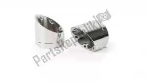 REMUS 84823510 exh endcap slash cut v1 alloy chrome (1pc) - Bottom side