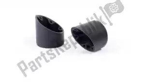 REMUS 84823521 exh endcap slash cut v1 alloy black (1pc) - Bottom side
