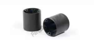 REMUS 84823517 exh endcap straight end v1 alloy black (1pc) - Bottom side