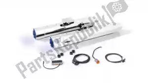 REMUS 007102303017LR exh silencer with lighting end cap, chrome, ec - Upper side
