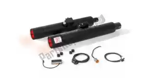 REMUS 007702303017LR exh silencer with lighting end cap, black, ec - image 10 of 10
