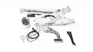 REMUS 007152300218 exh custom incl cat, no end cap, chrome, ec - Middle