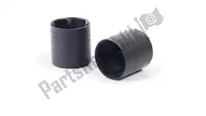 REMUS 84823518 exh end cap straight end v2 alloy nero (2 pz) - Il fondo