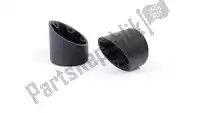 84823520, Remus, Exh endcap slash cut v1 alliage noir (2pc)    , Nouveau