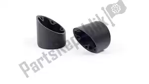 REMUS 84823520 exh endcap slash cut v1 alloy black (2pc) - Bottom side