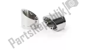 REMUS 84823509 exh endcap slash cut v1 alloy chrome (2pz) - Il fondo