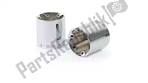 REMUS 84823505 exh end cap straight end v1 alloy chrome (2pz) - Il fondo