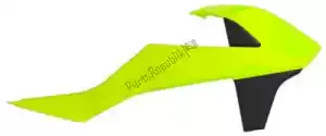 RTECH 566230014 bs ra radiator scoops ktm neon yellow/black - Bottom side