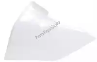 560430163, Rtech, Lfh side panel sx ktm white (oe)    , New
