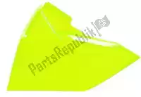 560430182, Rtech, Lfh side panel sx ktm neon yellow    , New
