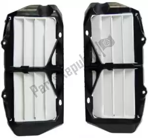 RTECH 566230524 bs ra oversize rad.louvres ktm/husq white - Bottom side