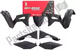Here you can order the set plastics 6pc w/ airbox cov. Honda black from Rtech, with part number 563210674:
