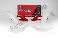 563220566, Rtech, Set plasticos 5 uds husqvarna (oe) blanco/rojo    , Nuevo