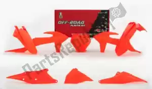 RTECH 563230726 set plastica 6 pezzi con airbox ktm neon arancione - Il fondo