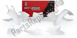 Qui puoi ordinare set plastica 6 pezzi con airbox ktm bianco da Rtech , con numero parte 563230686: