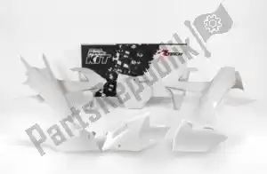 RTECH 563230599 set plastica 6 pz c/airbox ktm bianco/bianco - Il fondo
