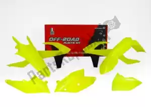 RTECH 563230669 set plastics 5 pc w/ airbox ktm neon yellow - Bottom side