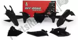 Here you can order the set plastics 6 pcs w/ airbox ktm black from Rtech, with part number 563230688: