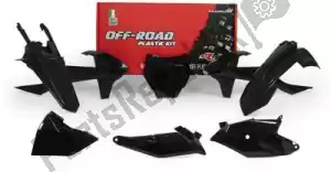 RTECH 563230688 set plastica 6 pezzi con airbox ktm nero - Il fondo