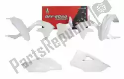 Here you can order the set plastics 5 pcs kawasaki white from Rtech, with part number 563225640: