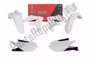 RTECH 563240438 set plastics 4 pcs yamaha white - Onderkant