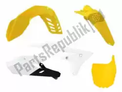 Here you can order the set plastics 5 pcs yamaha yz yellow from Rtech, with part number 563340542: