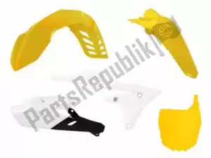 RTECH 563340542 set plastics 5 pcs yamaha yz yellow - Bottom side