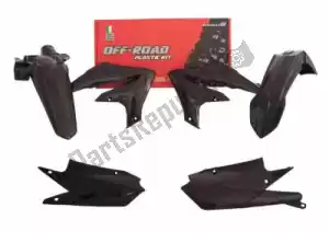 RTECH 563240434 set plastics 4 pcs yamaha black - Bottom side