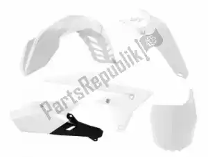 RTECH 563340538 conjunto de plásticos 5 peças yamaha branco - Lado inferior