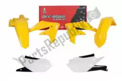 Here you can order the set plastics 4 pcs yamaha yz yellow from Rtech, with part number 563240436: