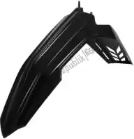 561235302, Rtech, Spatbord vented front suzuki black    , Nieuw