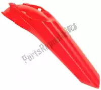 561410126, Rtech, Parafango posteriore honda lim edit rosso neon    , Nuovo