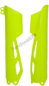 RTECH 562410052 bs vv fork protectors honda neon red - Bottom side