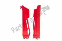 562410048, Rtech, Bs vv fork protectors honda neon red    , New
