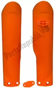 RTECH 562430173 bs vv fork protectors ktm neon orange - Bottom side