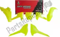 563220584, Rtech, Set plastics 5 pcs husqvarna neon yellow    , New