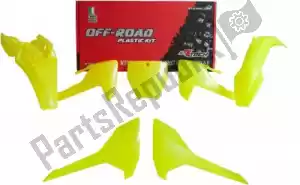 RTECH 563220584 zestaw plastików 5 szt husqvarna neonowy ?ó?ty - Dół
