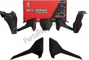 RTECH 563220580 set plastica 5 pezzi husqvarna nero - Il fondo