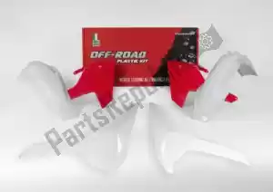 RTECH 563220418 set plasticos 4 uds hsq rojo/blanco - Lado inferior