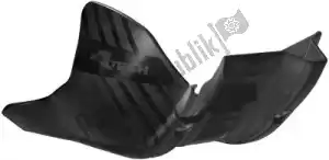 RTECH 560920422 besch paramotore plastica ktm / hsq nero - Lato superiore