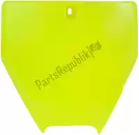 565220232, Rtech, Np numéro avant husqvarna jaune fluo    , Nouveau