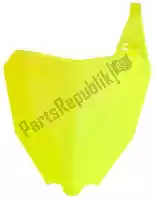 565210195, Rtech, Np numero anteriore honda giallo neon    , Nuovo