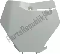 565230438, Rtech, Np front number ktm white (oe)    , Nieuw