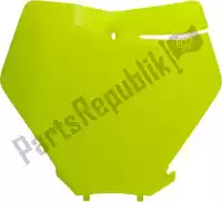 565230436, Rtech, Np numero anteriore ktm giallo neon    , Nuovo