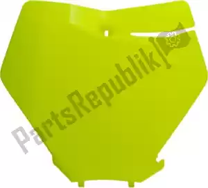 RTECH 565230436 np número frontal ktm neon amarelo - Lado inferior